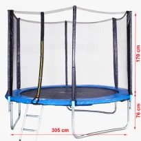 Trambulina Pro Gym, diametru 305 cm, scara si protectii incluse